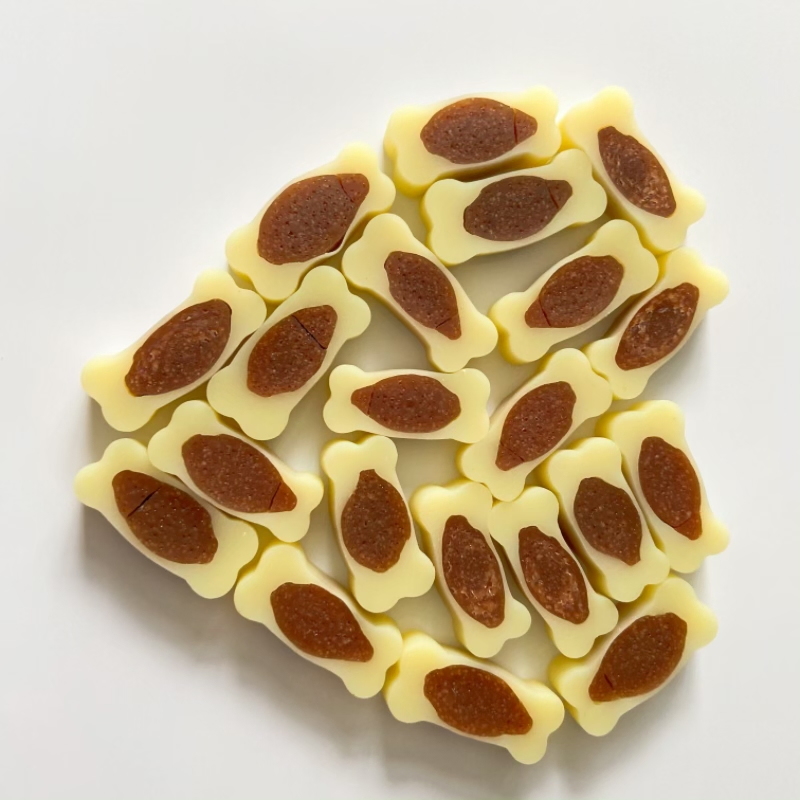 Dog Cat Pet Food Grain Free Duck Sandwich Chew Snacks Dental Care