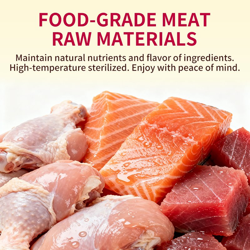 Grain-Free OEM/ODM Factory Direct Cat Snacks Pet Wet Canned Food