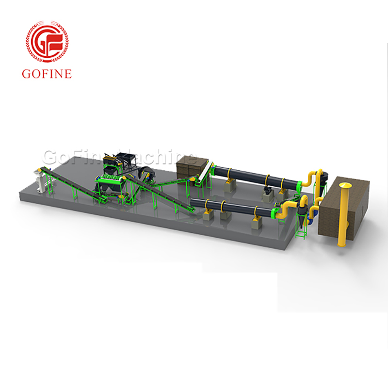 3-5 mm Granule Fertilizer Production Line Granulator Organic Fertilizer Making Machine