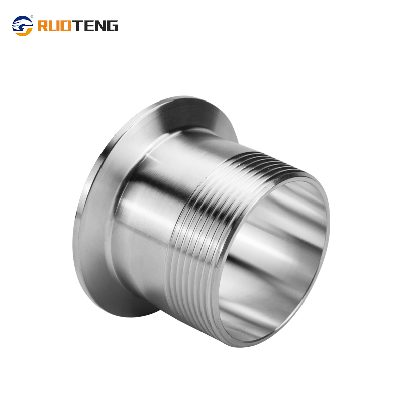 [Ruoteng] Quick Packed Food Grade Polished Joint Male Ferrule 304 Stainless Steel Sleeve Joint External Thread Joint