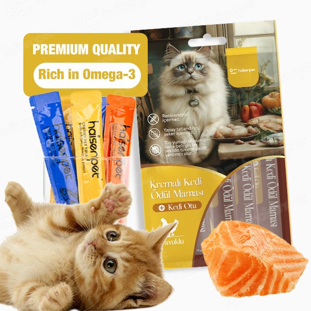 Factory Supplier Premium Tuna Pet Wet Snack Creamy Cat Treat Food for Healthy Skin Wet Food for Cat