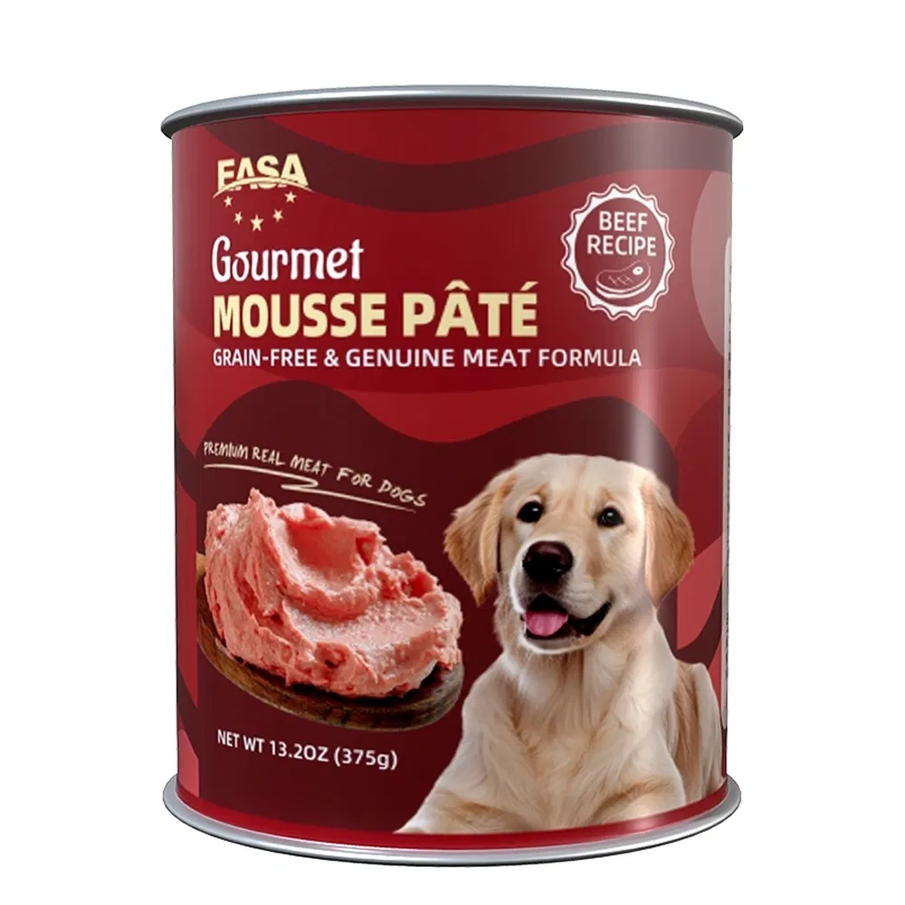 Small Serving Size Beef Meat Pate Canned Pupy Wet Dog Treat Food