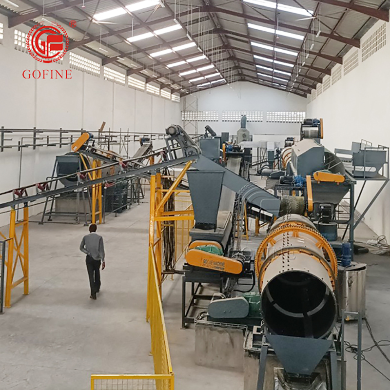 3-5 mm Granule Fertilizer Production Line Granulator Organic Fertilizer Making Machine