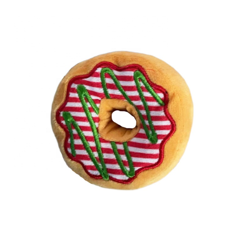 Merry Christmas Dog Toy Interactive Rope Plush Gift Dog Toy Squeaky