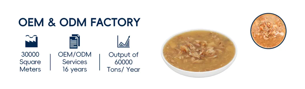 Detailed Wet Cat Food Display