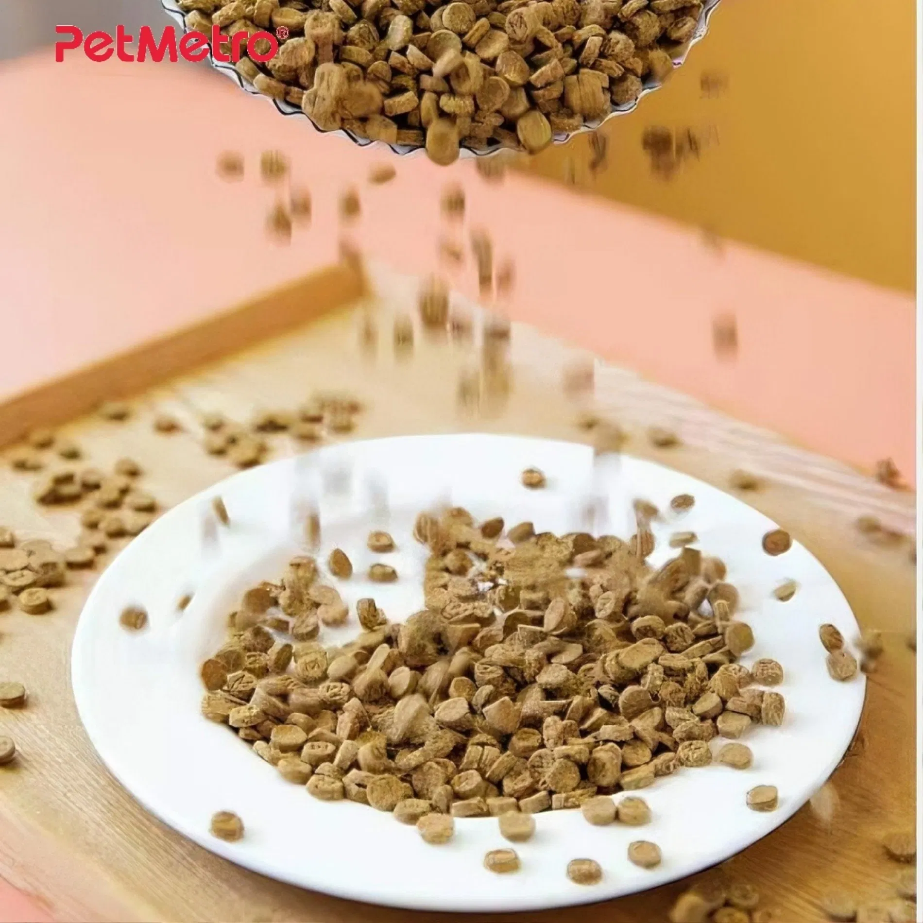 Real Meat Cat Kibble with Balanced Nutrition and Omega Dry Cat Food