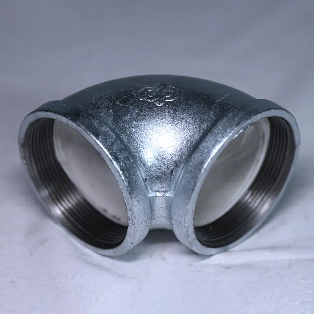 Sanitary Plastic Lined Elbow Fitting 45 Degree Iron Joint for Food Plant Wash Areas