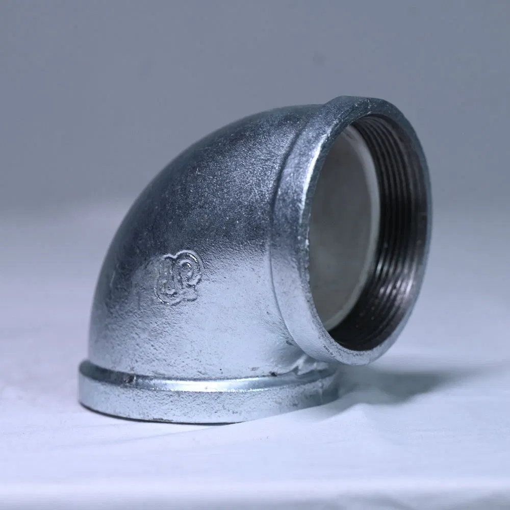 Sanitary Plastic Lined Elbow Fitting 45 Degree Iron Joint for Food Plant Wash Areas