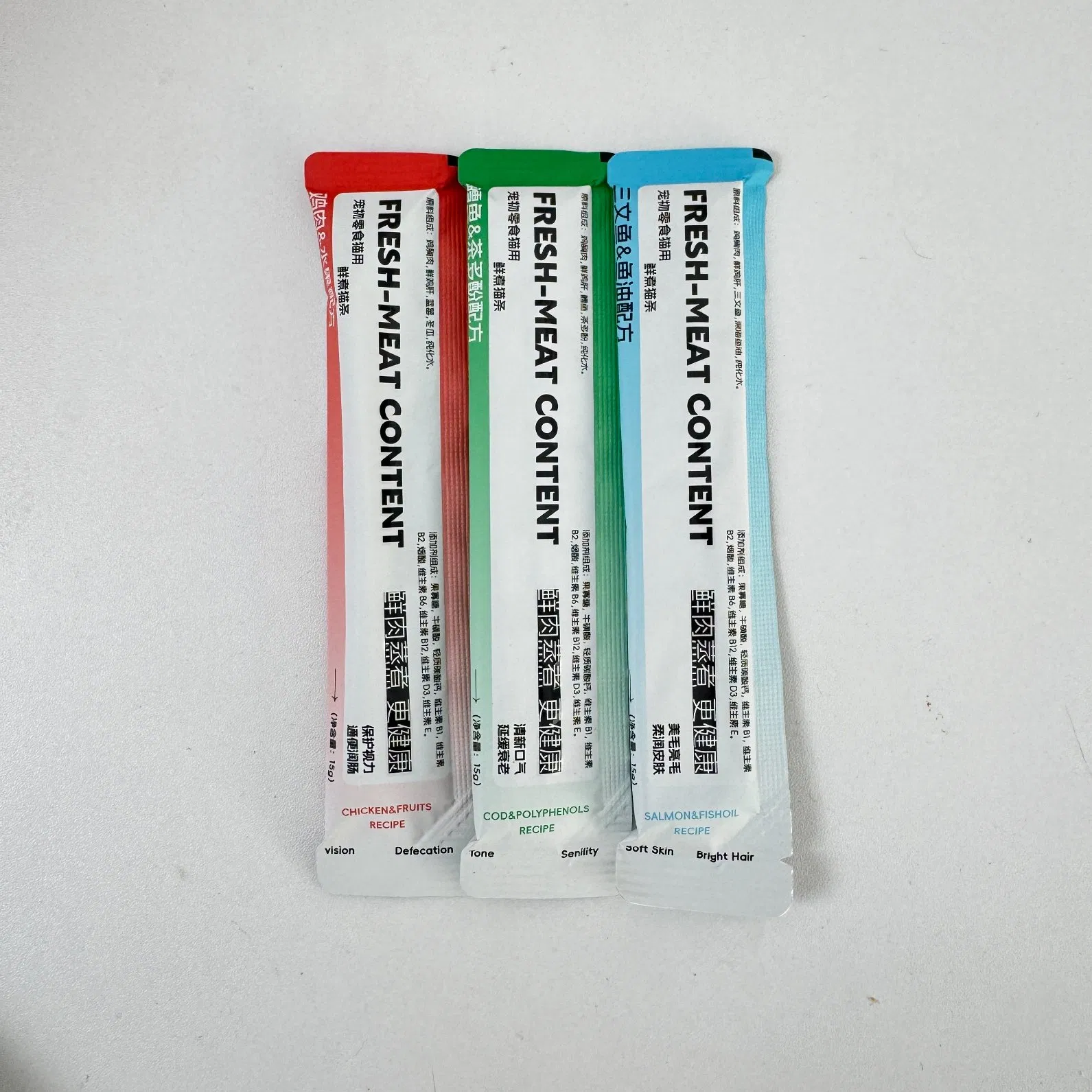 Fresh, Moist and Soft, Palatable and Nutritious Cat Stick