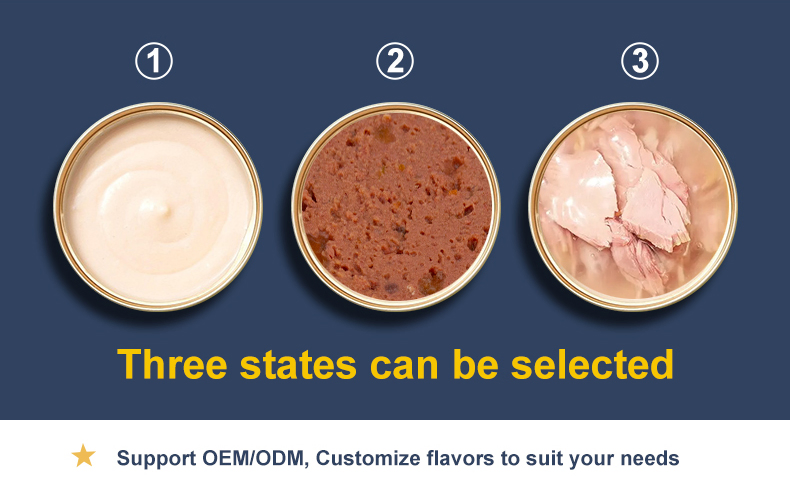 Wholesale OEM Cheapest Irresistible Dog Cat Wet Can Food Canned Paste Meat