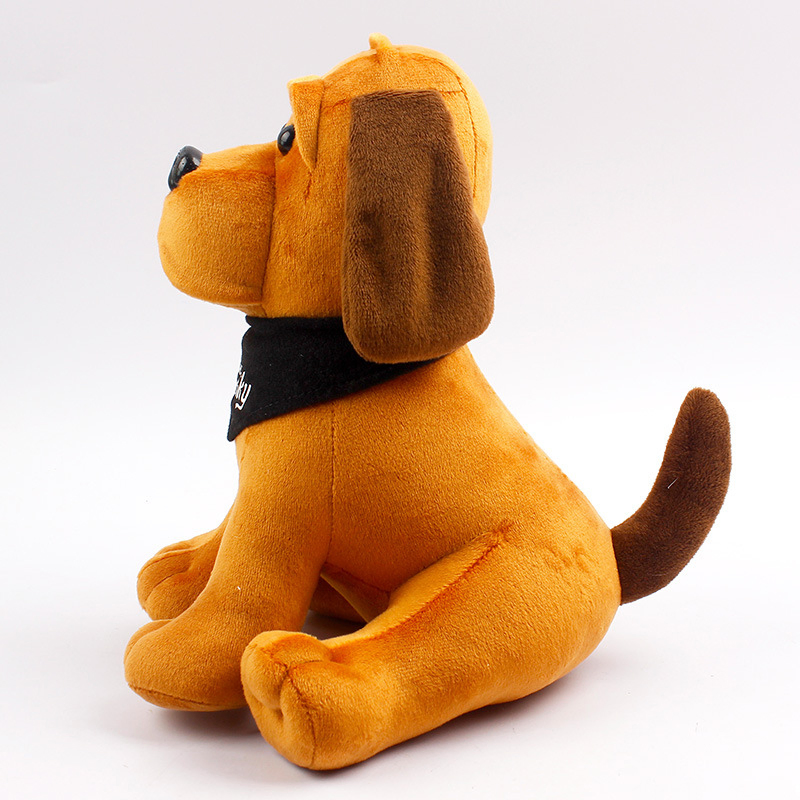 Customized 25cm Brown Soft Plush Toy Lovely Stuffed Animal Dog for Sale