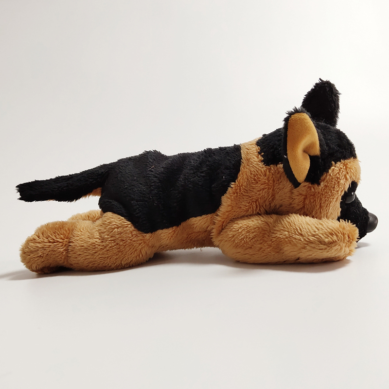 Hot Sale 30cm Fluffy Soft Stuffed Animal Toy Cuddly Plush German Shepherd Dog