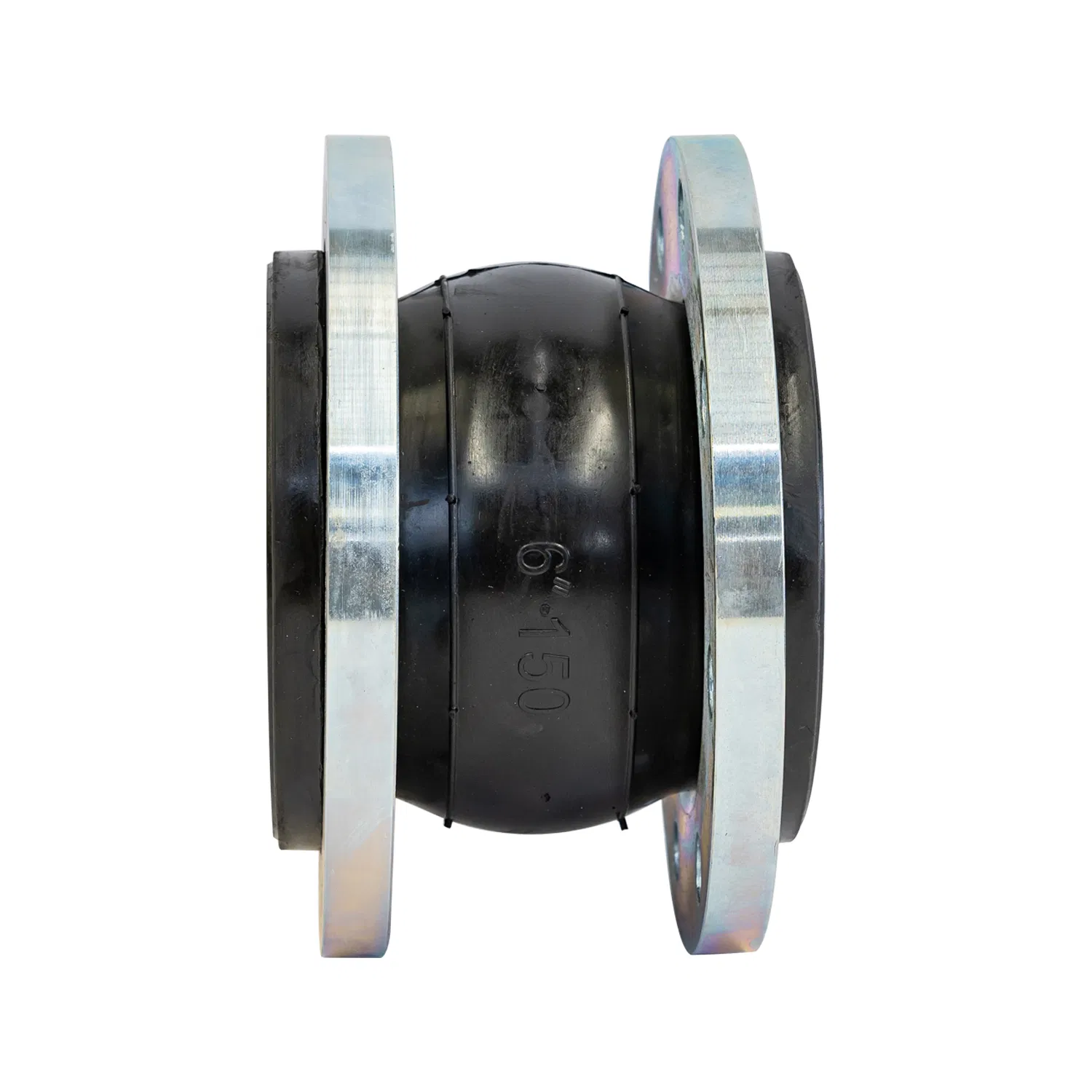 DN65 DN80 DN100 DN125 DN150 DIN Pn10 SS316 Food Grade Flange Connection Flexible Single Bellow Rubber Expansion Joint