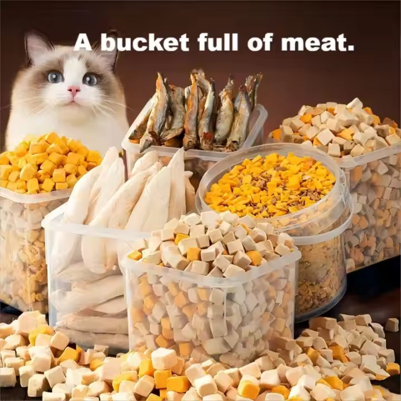 Freeze-Dried Family Bucket Freeze Dried Dehydrated Dog Food