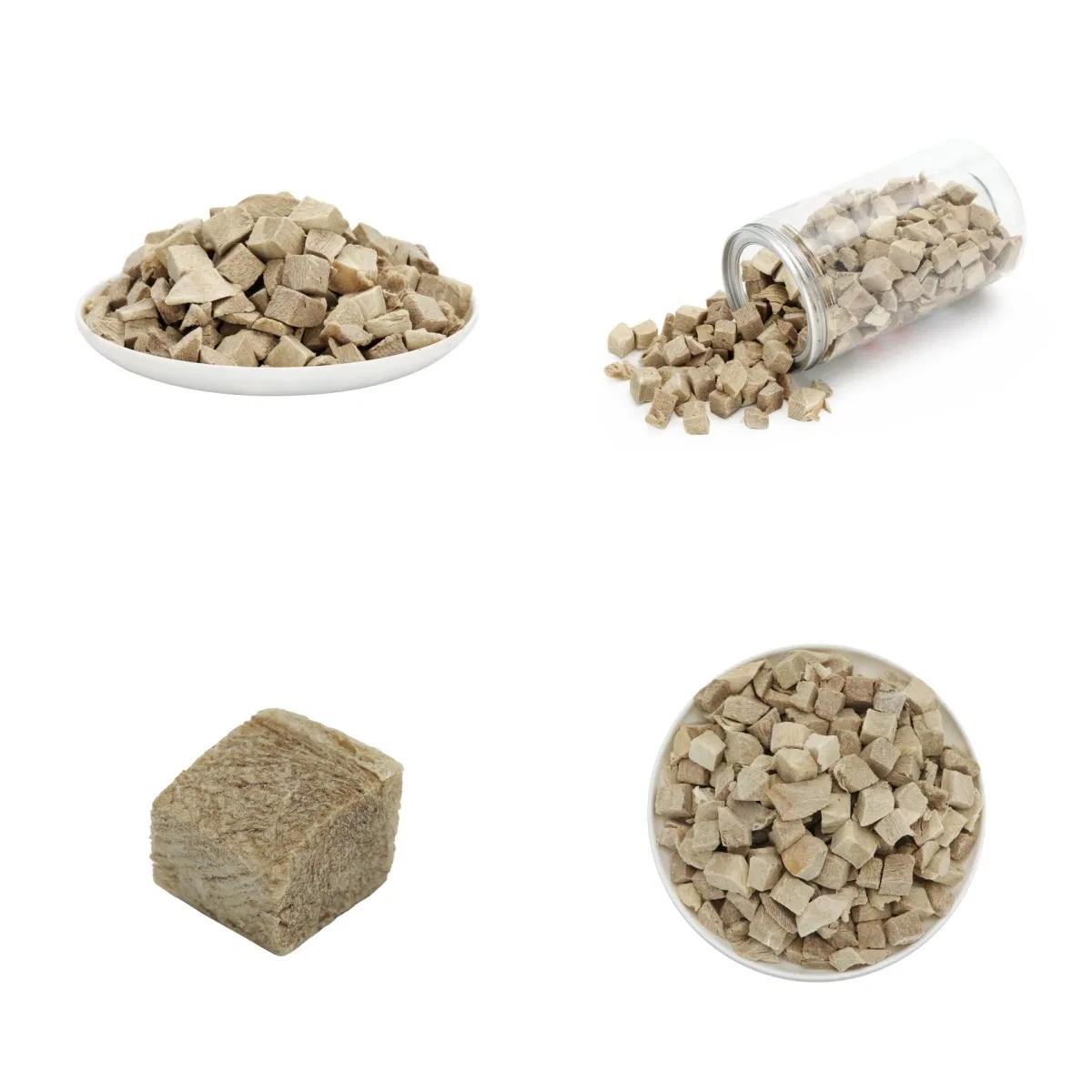 Premium Dehydrated Duck Dog Food Cubes for Healthier Pets