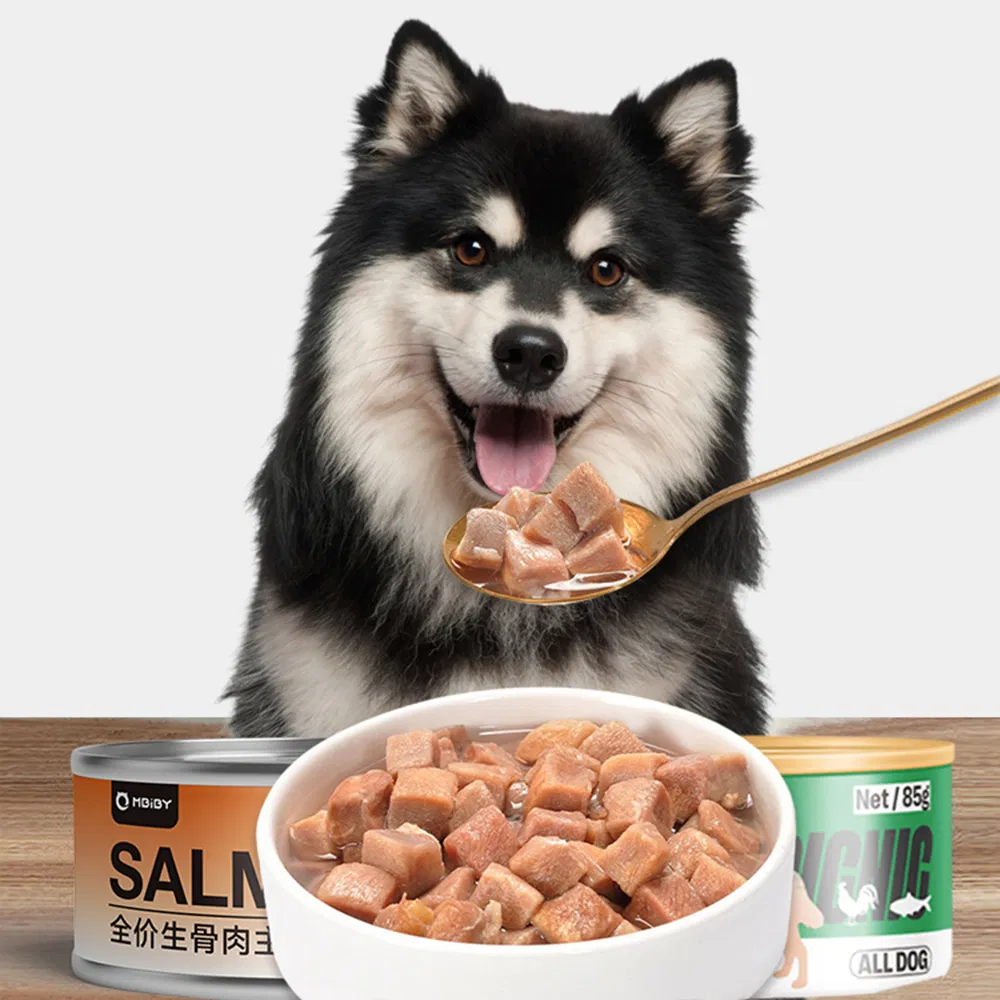 Free Sample OEM ODM Moist and Wet Dog Food Canned for Cat Dog and Pet Food Wholesale Suppliers 400g Tuna Flavors