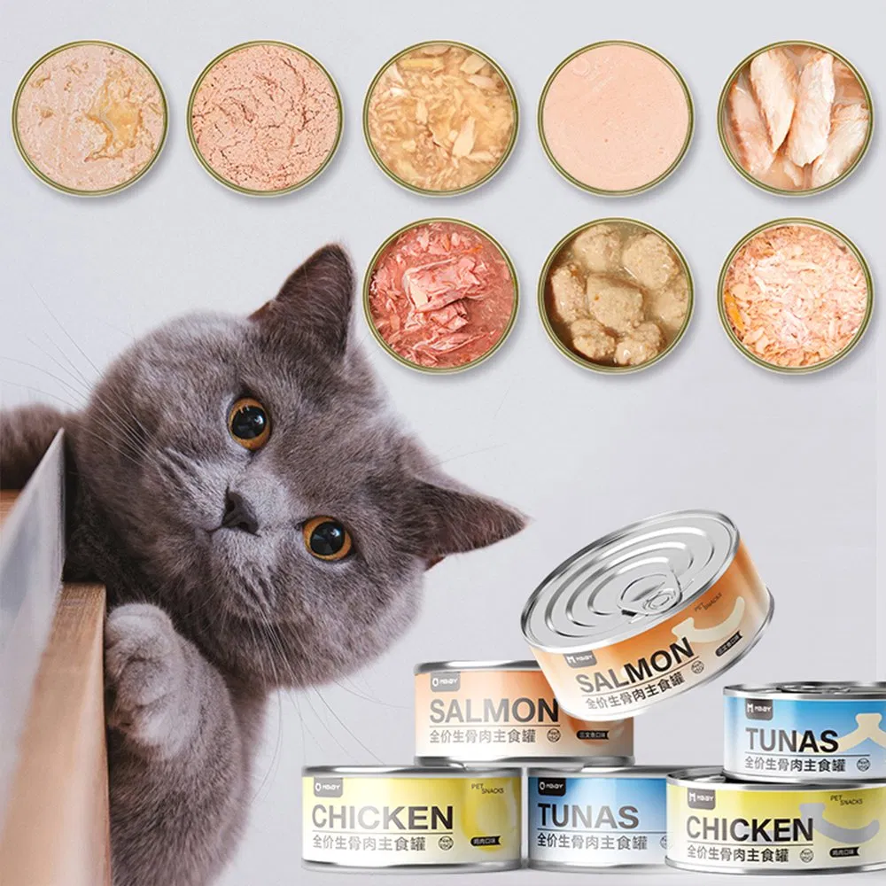 Wet Canned Pet Food Salmon Tuna Dog Food