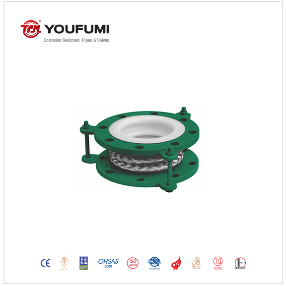 PTFE Lined Pipe Expansion Joint for Food