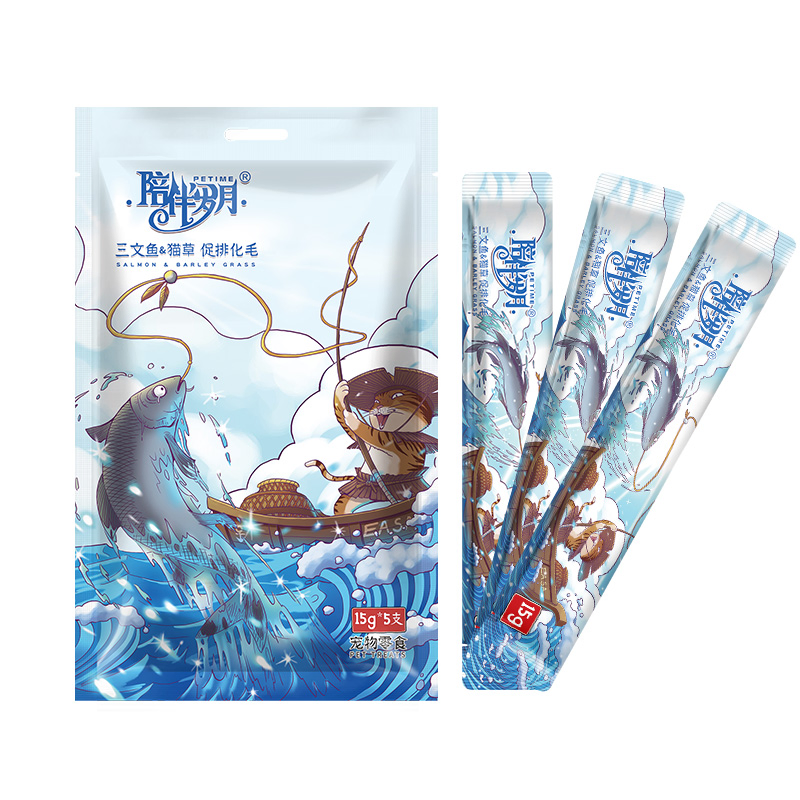 OEM Private Label Cat Creamy Cat Lick Treats 15g Tuna Flavor Liquid Treat Semi-Moist Topper