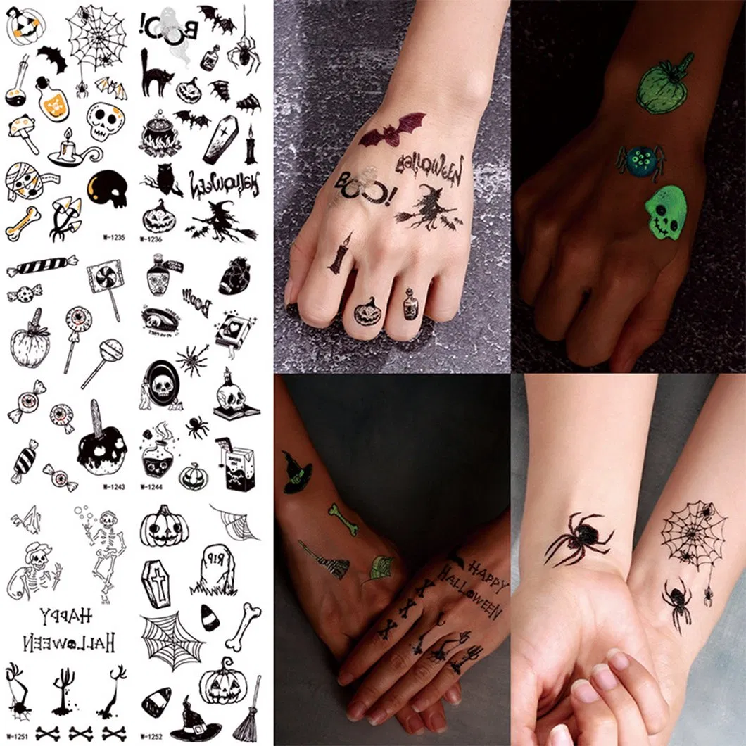 Customised Organic Sexy Fake Water Proof Brown Red Maroon Mehndi Indian Henna Tattoo Sticker for Hands Feet