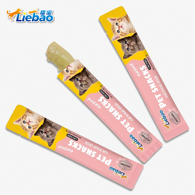 Pet Food High-Protein Cat Strips Directly Manufacturer Creamy Cat Treat