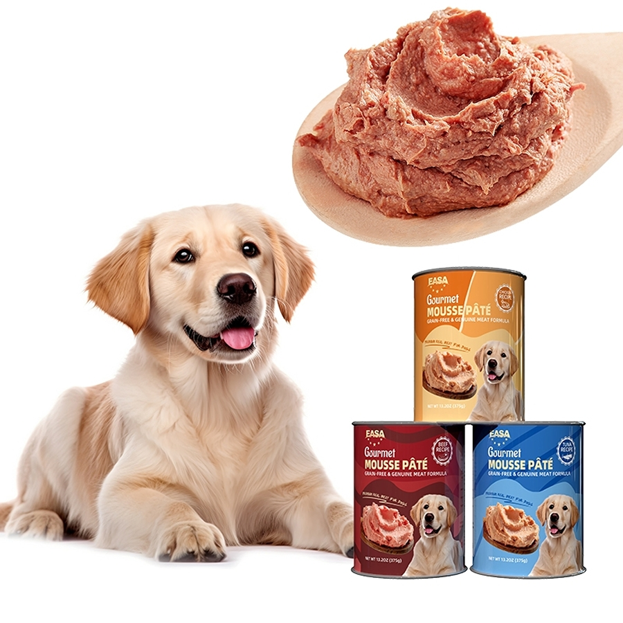 China Manufacturers 375g Minced Meat Dog Canned Protein Wet Food