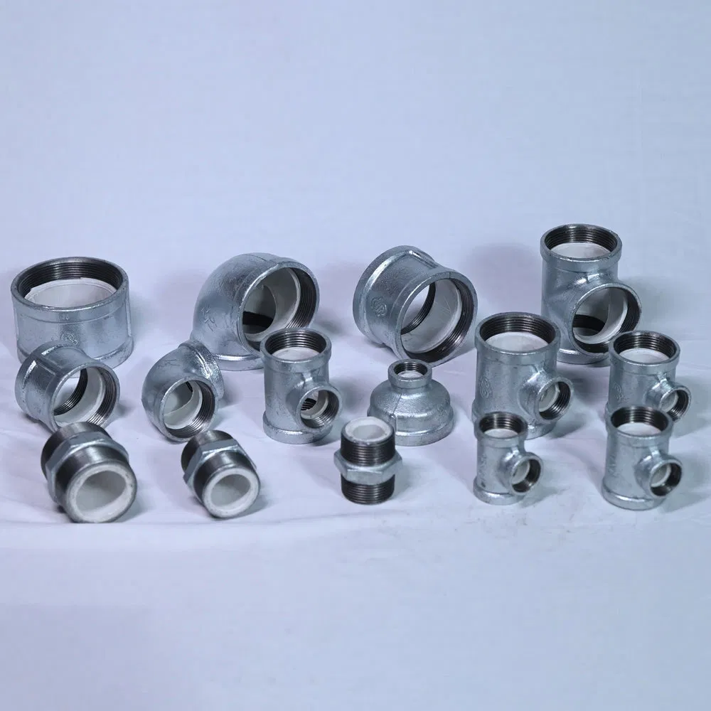 Sanitary Plastic Lined Elbow Fitting 45 Degree Iron Joint for Food Plant Wash Areas