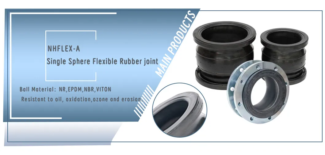 Single Ball Flexible Rubber Expansion Joint