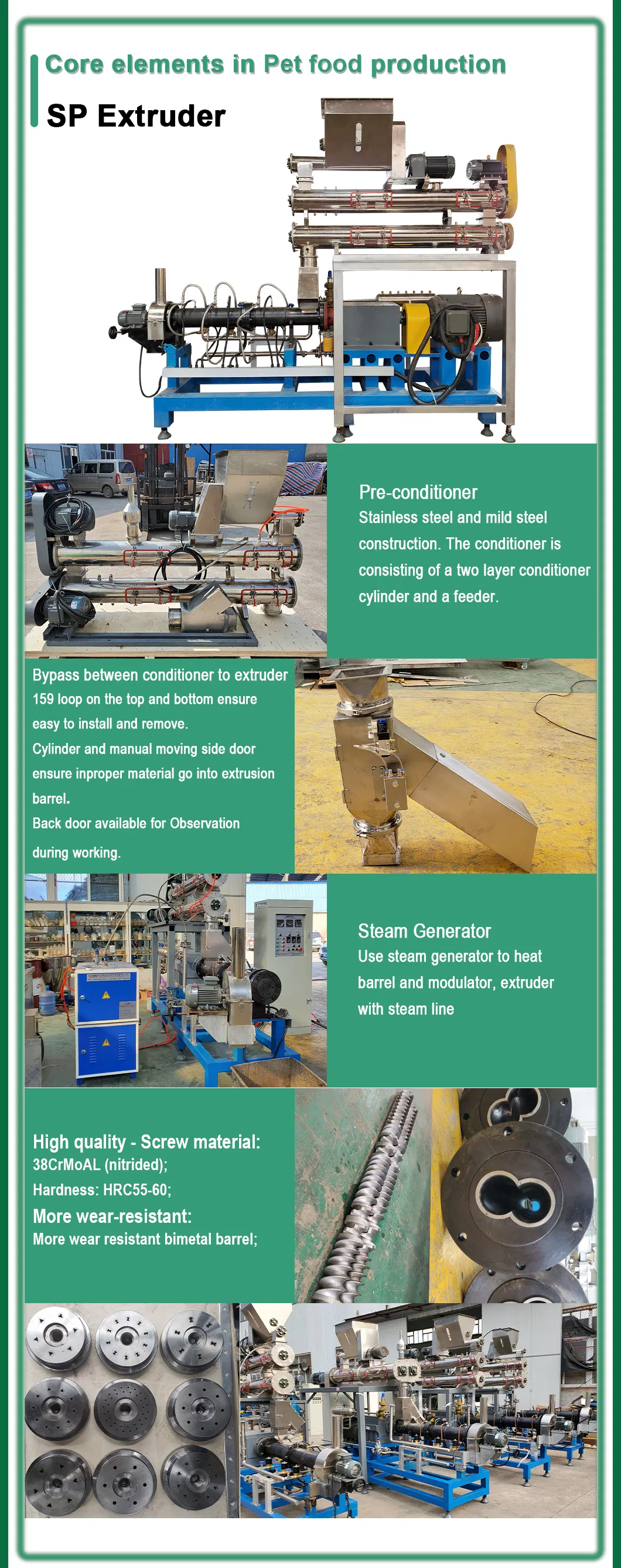 Pet food production process