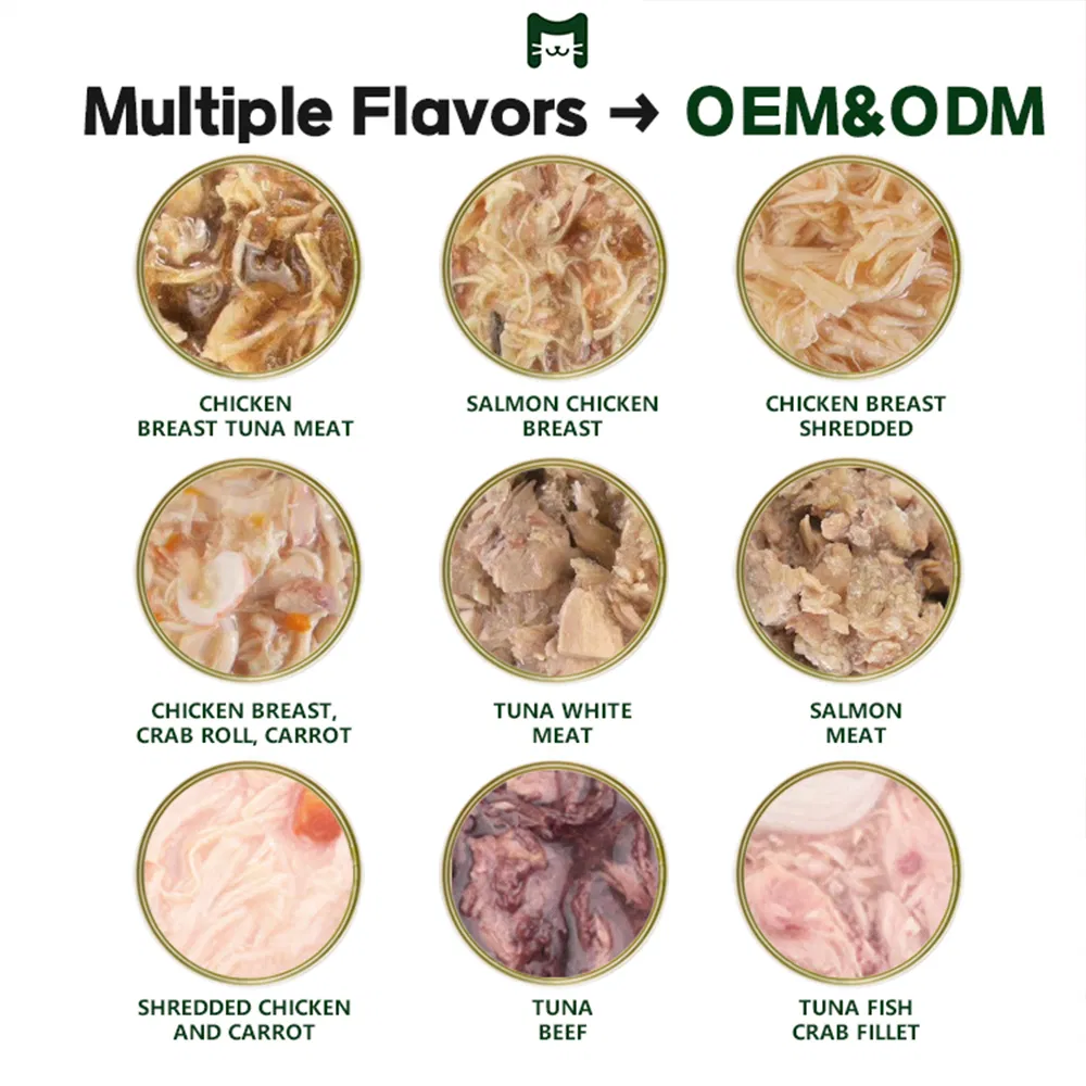 Chicken/Beef/Salmon Mousse Complete Wet Food Pet Food Dog Wet Food Cat Wet Food Canned Food