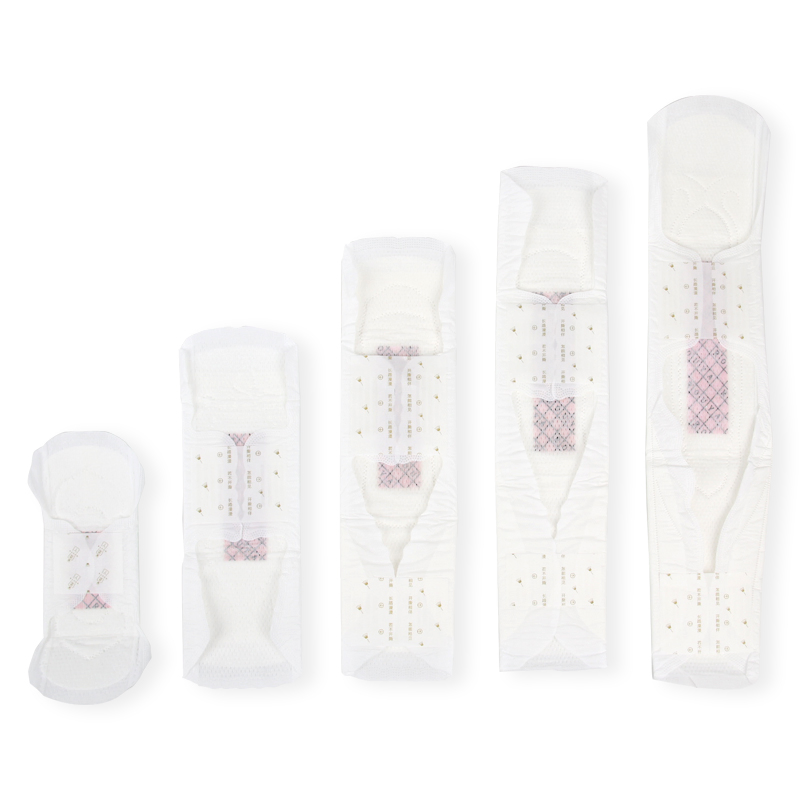 Wholesale OEM Organic Cotton Biodegradable Ultra Thin Anion Sanitary Napkins Disposable Pads for Women