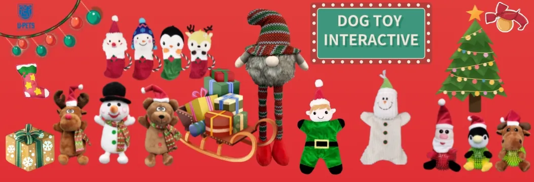 Christmas Plush Dog Toy
