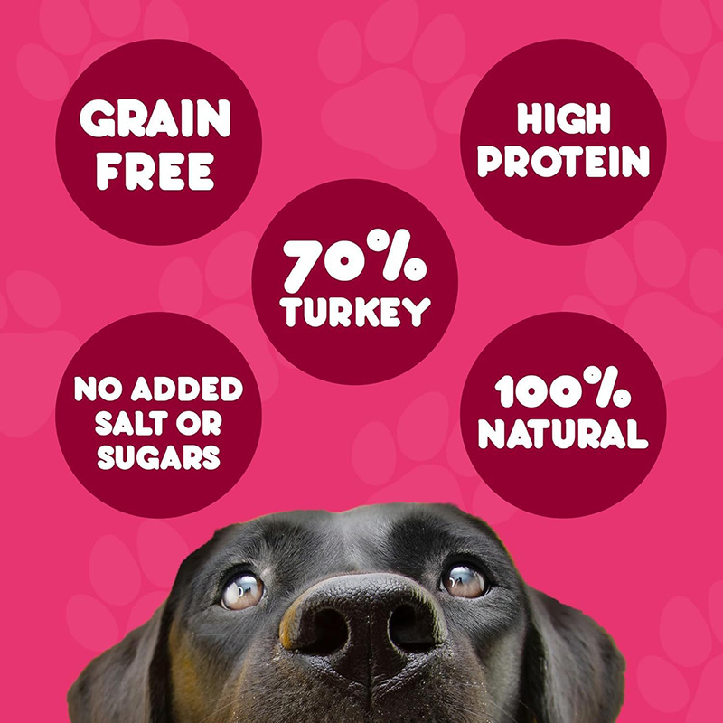 Turkey with Cranberry Semi-Moist 2.5oz (70g) Dog Treats