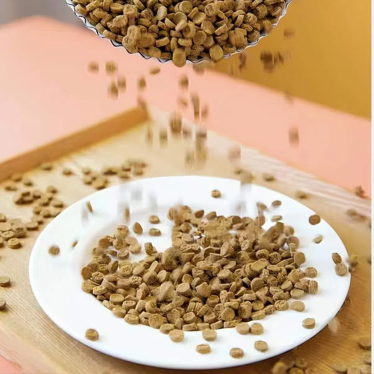 Premium Real Meat Cat Kibble with Tuna and Chicken Recipe for Sensitive Stomach and Skin Care Dry Cat Food