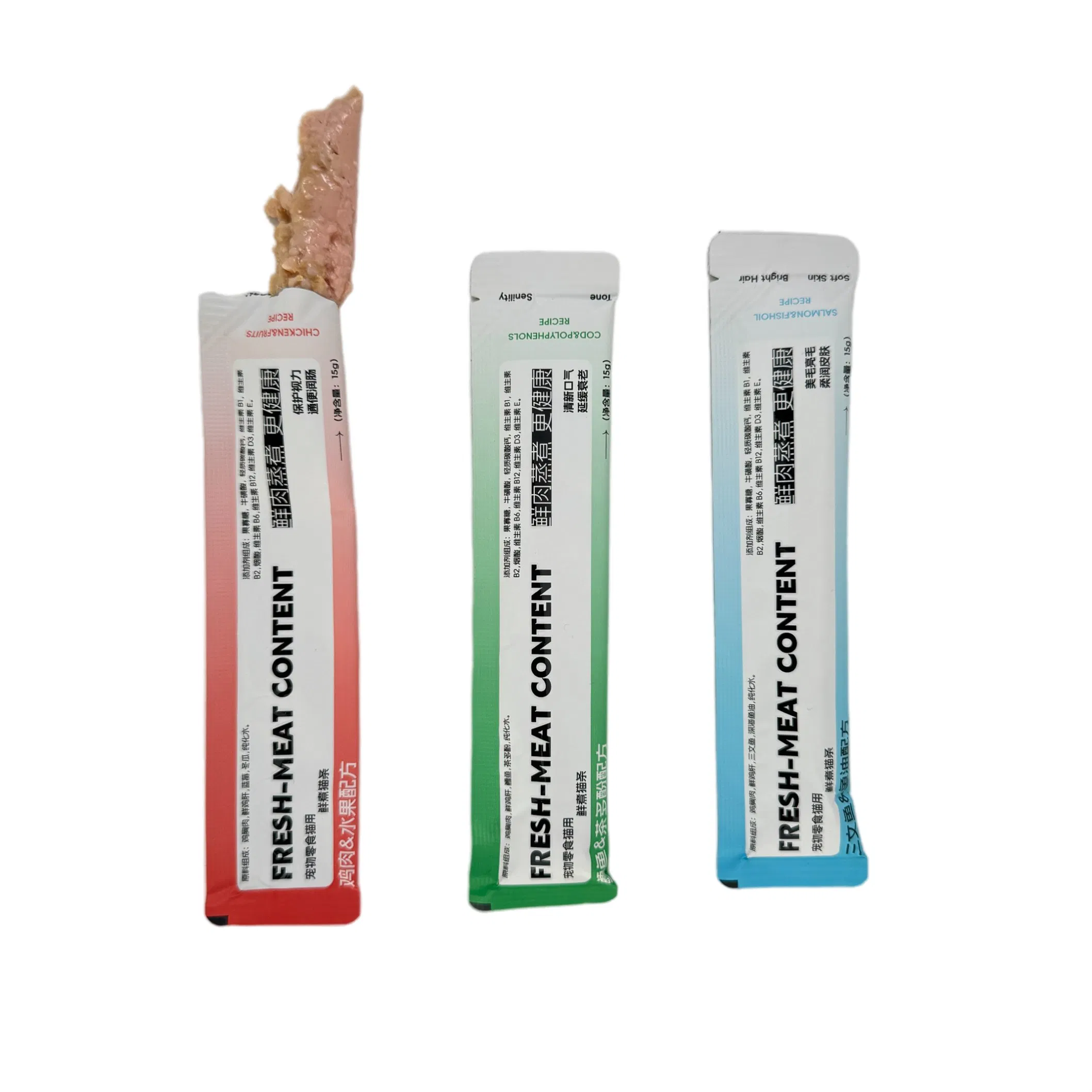 Fresh, Moist and Soft, Palatable and Nutritious Cat Stick