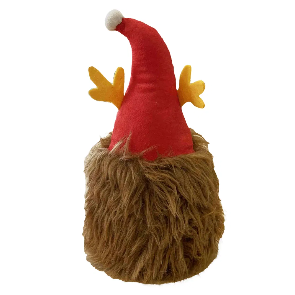 Hot-Selling Christmas Plush Dog Toys Squeaky Dwarf Shaped Toy