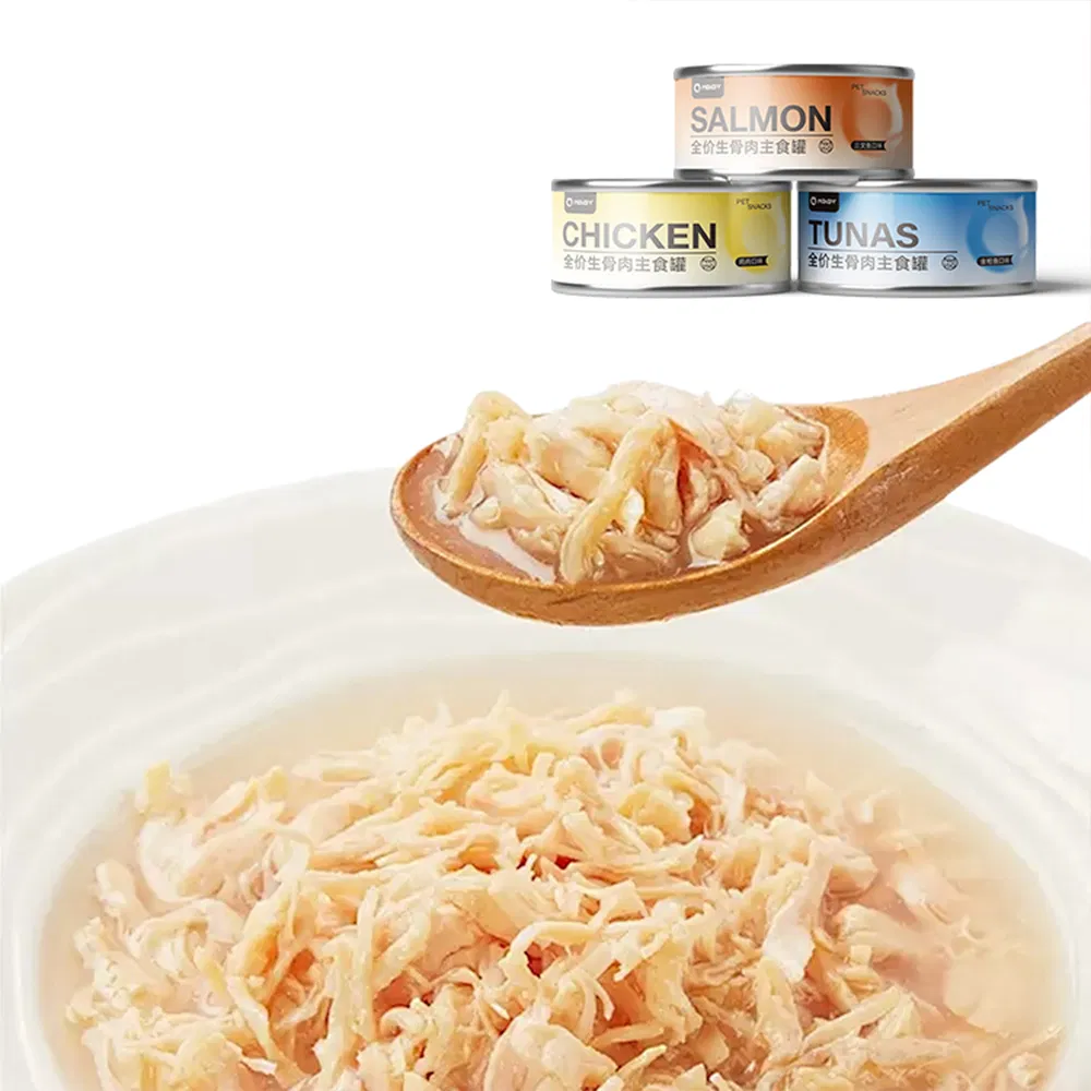 Wet Canned Pet Food Salmon Tuna Dog Food