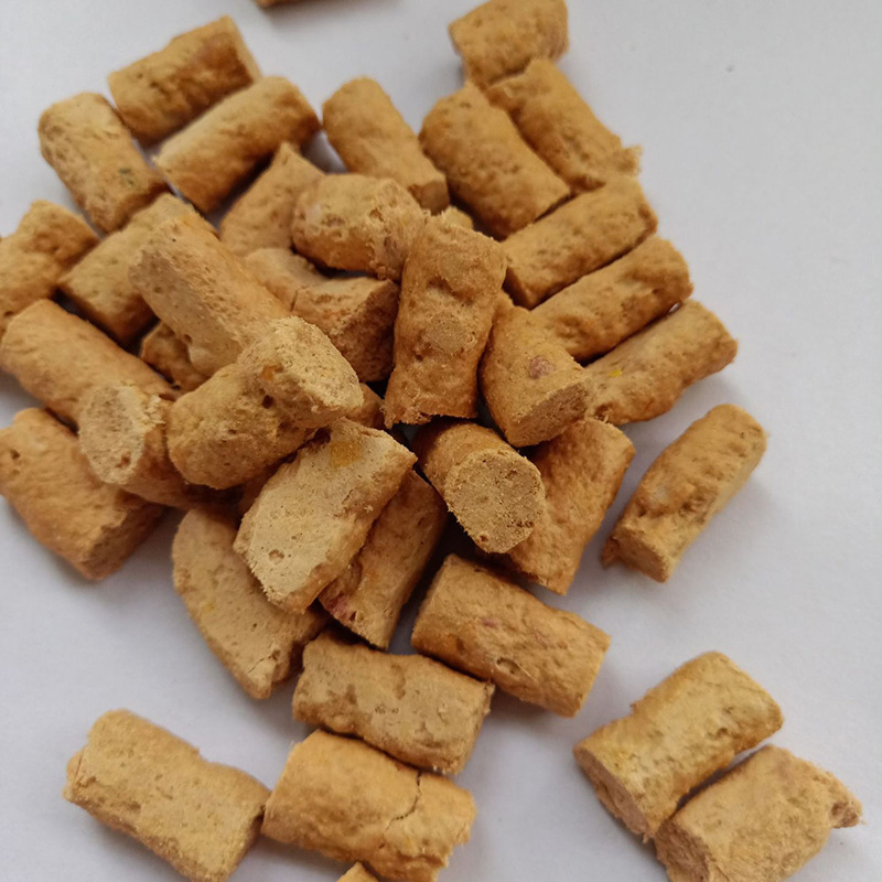 Pet Nutrition Freeze-Dried Raw Bone Meat (beef + salmon) Pet Dog Training Reward Dog Food 500g Pack