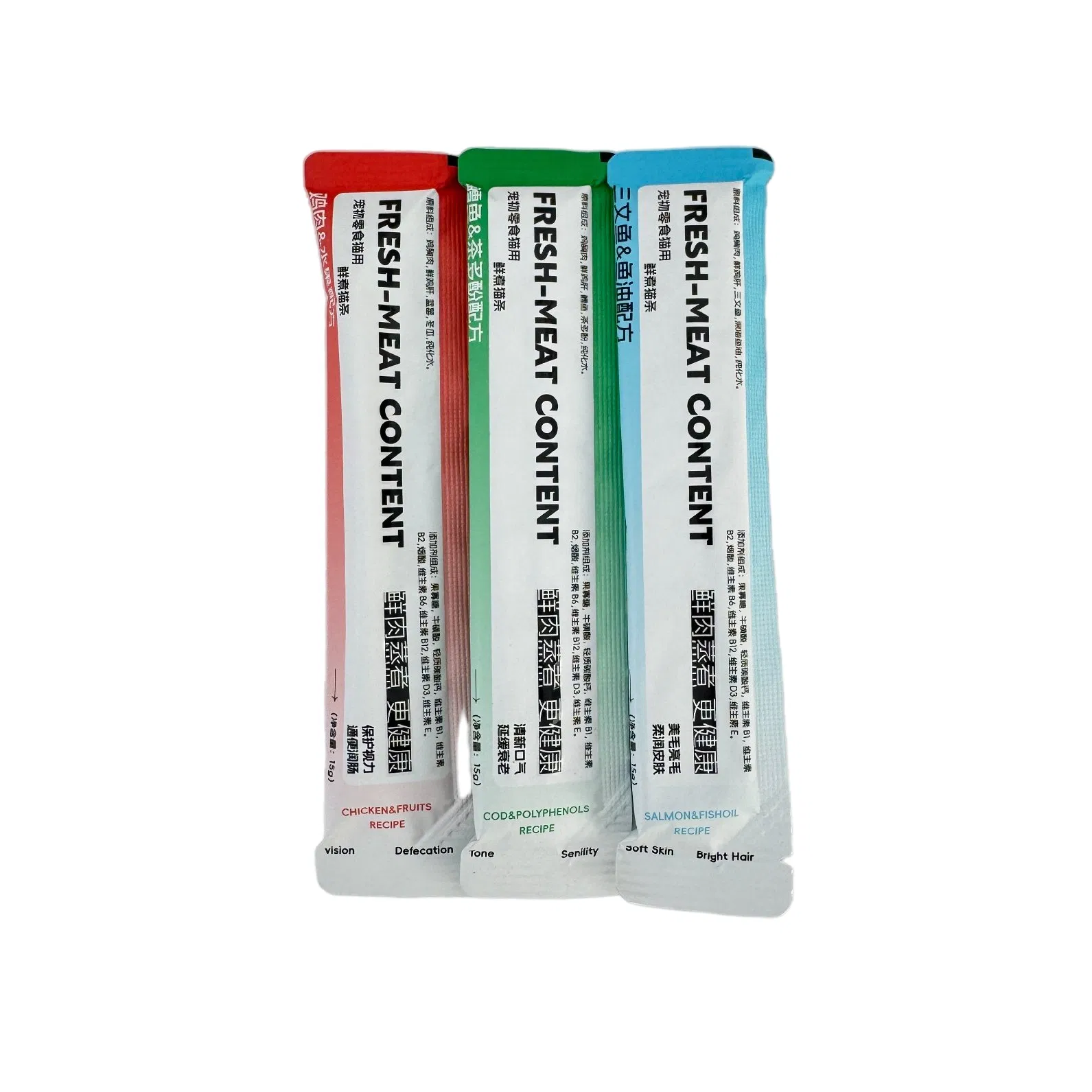 Fresh, Soft and Moist, Palatable and Nutritious Cat Bar Pet Snacks