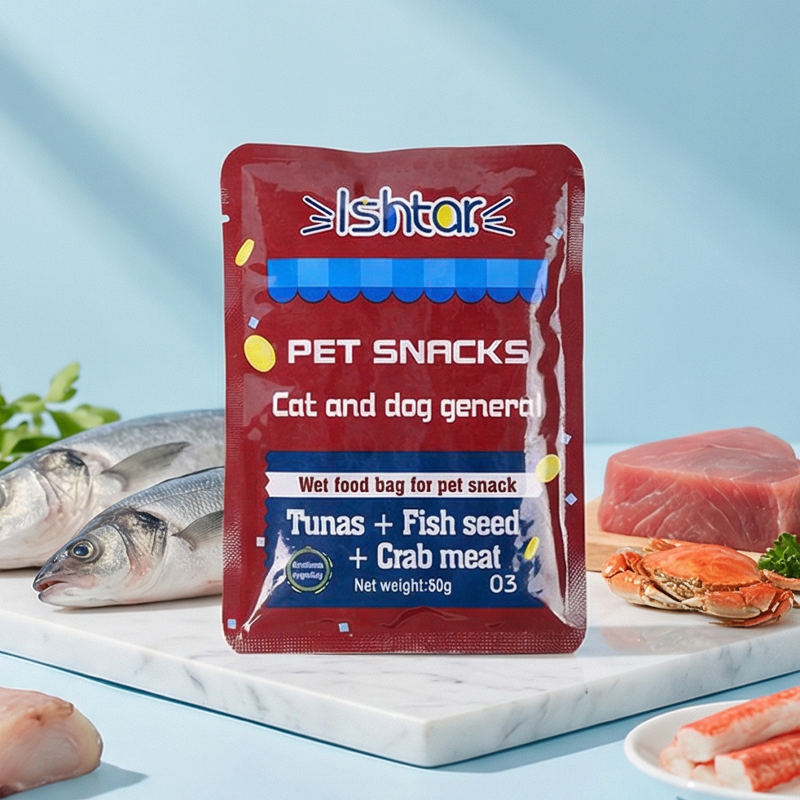 New Product Seafood Bag of Wet Cat Food Cat Wet Food 10o% Meat Grain Free Pet Food Wholesale Cat Treat Stick