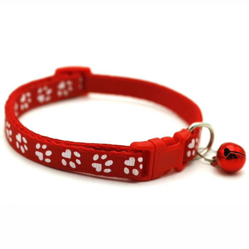 Colar de Treinamento Antibark para Cães com Estilo Único e Impressão de Patas, Neoprene Almofadado, Nylon Poliéster Refletivo, Segurança à Prova d'Água, Portátil