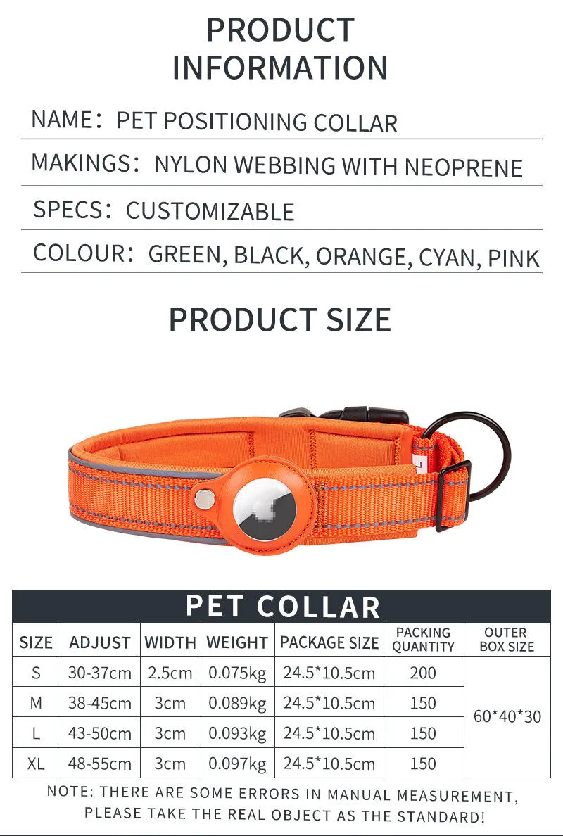 Coleiras de Pet Personalizadas e Exclusivas com Recurso de Rastreamento Airtag