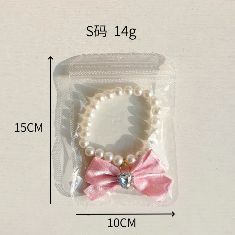 2026 Colares de Pérola para Animais de Estimação de Luxo Ocidental Personalizados Estilo Escuro Novo Design Moda