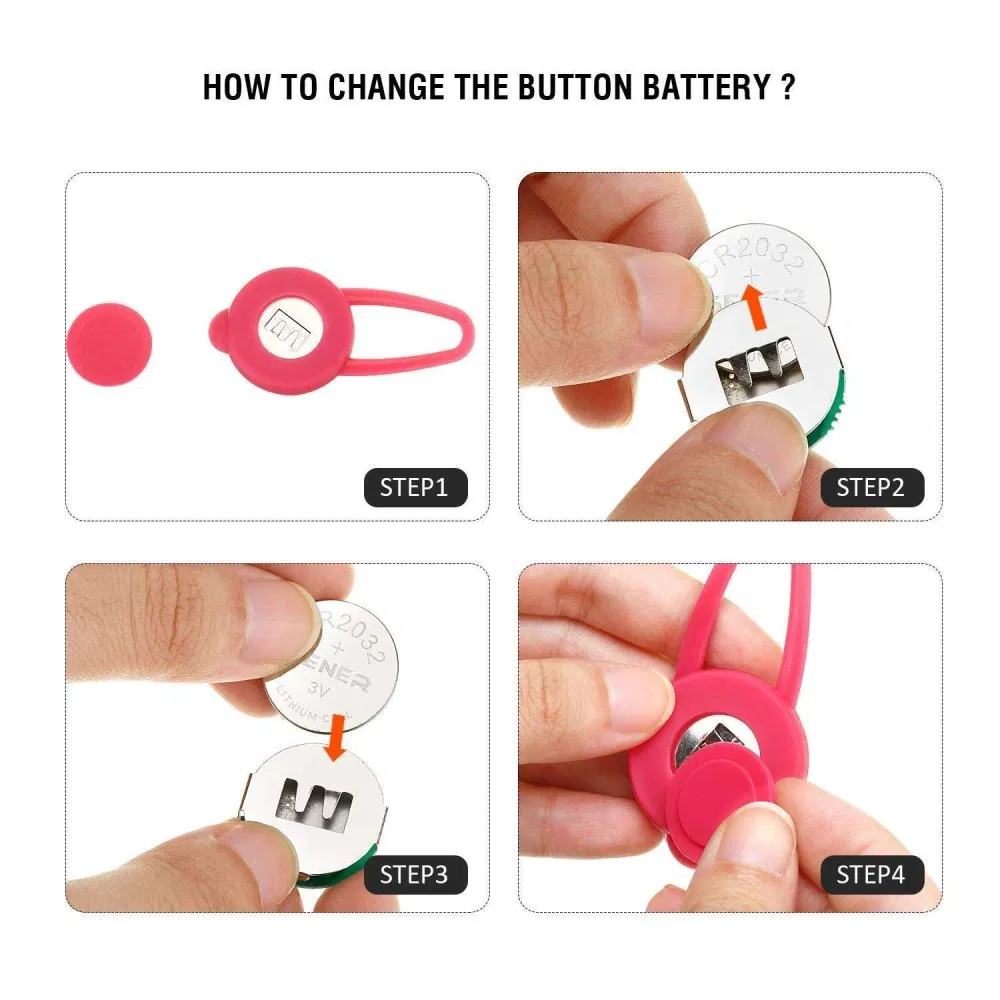 Novo Design Natal Noite Segurança Silicone Piscando Brilho Clip-on Cão Marca Pingente Gato Etiqueta LED Luz Coleira Pet