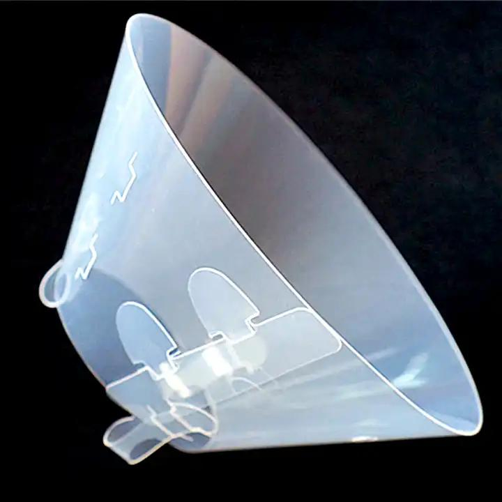 Coleira Protetora de Couro Nylon LED com Padrão para Cães e Gatos, Coleira de Recuperação para Treinamento, Colar Elizabethano