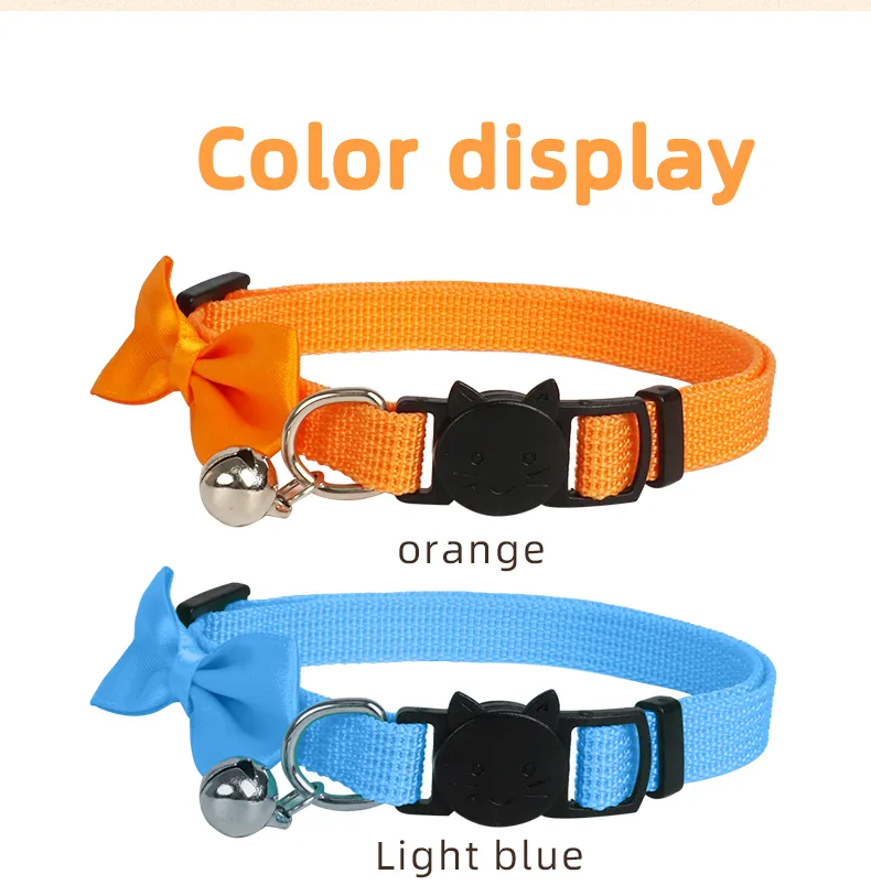 Melhores Suprimentos de Coleira para Cães e Gatos com Design Personalizado de Logo, Coleiras Ajustáveis para Cães e Gatos