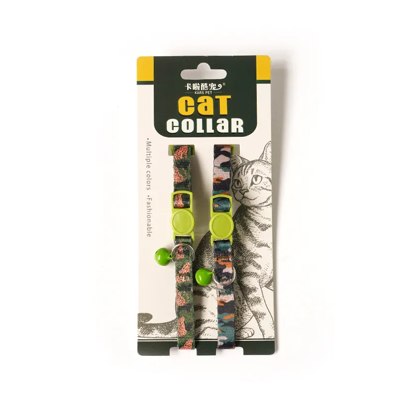 Coleira Personalizada para Gato, Fivela de Segurança Anti Asfixia, Colar Ajustável, Anti Perda para Gatinhos, Decoração com Sino, Coleira para Pescoço