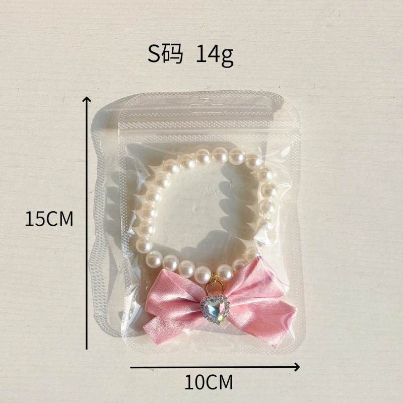 2026 Colares de Pérola para Animais de Estimação de Luxo Ocidental Personalizados Estilo Escuro Novo Design Moda