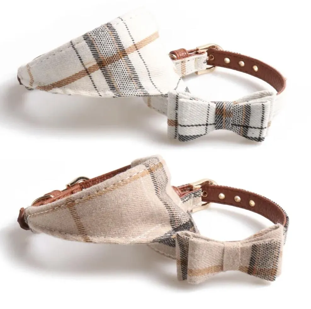 Colar retrátil de luxo estilo britânico para gatos e cães - Modelo 1