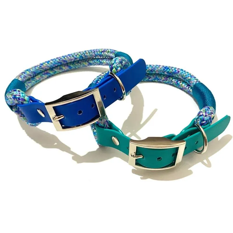 Novo Design Personalizado Coleira de Corda de Nylon Durável e Ajustável